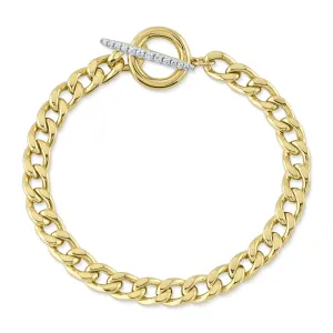 0.17CT DIAMOND LINK BRACELET