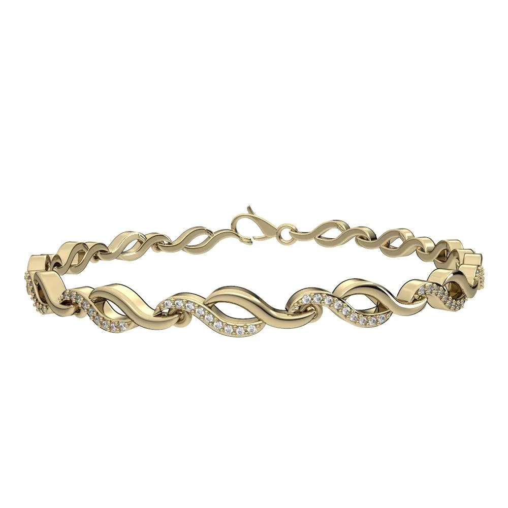 0.5 ct tdw Diamond Fashion Bracelet in 10K Yellow Gold