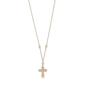 11 SOPHIA DIAMOND CROSS NECKLACE