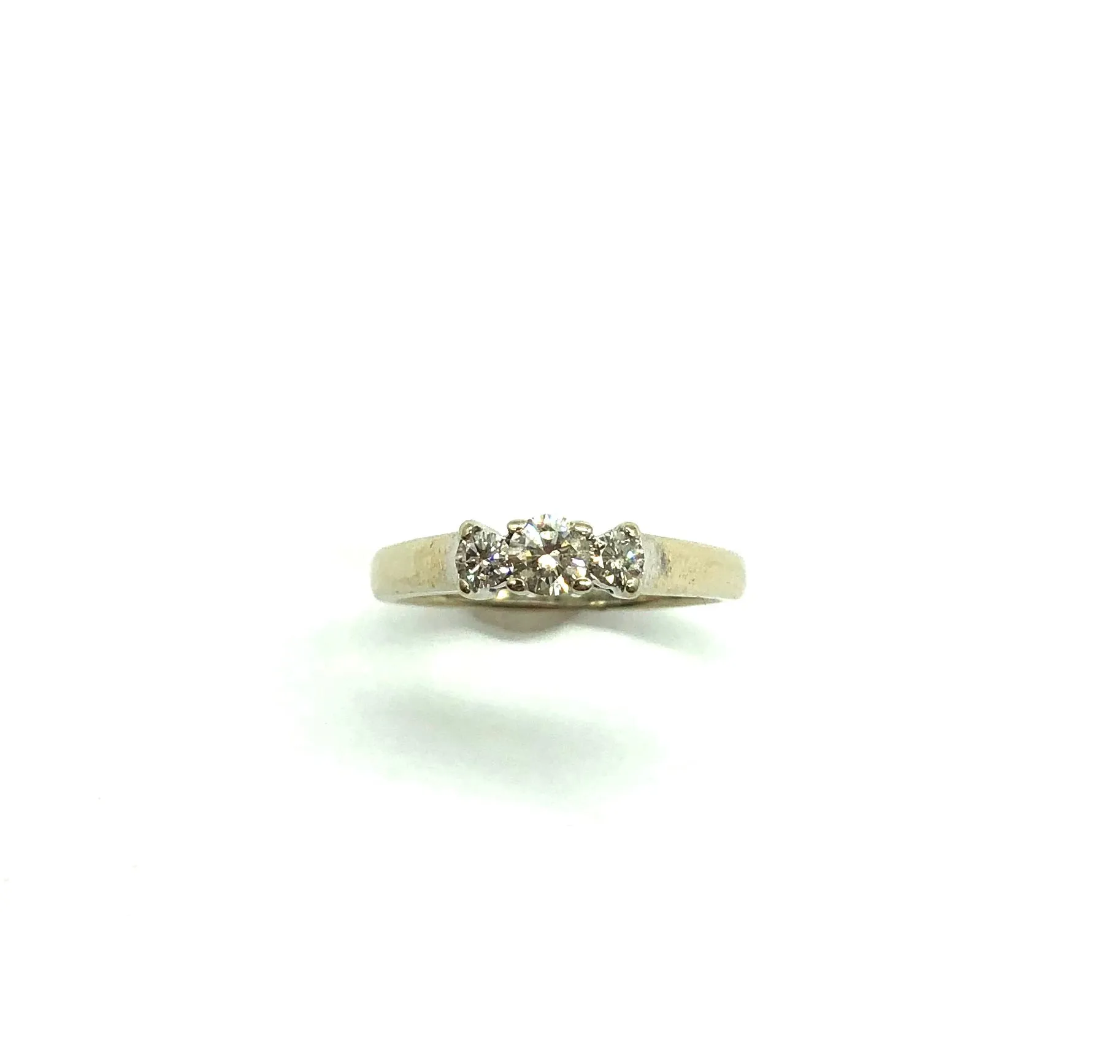 1/2 Ctw 3 Stone Diamond Ring