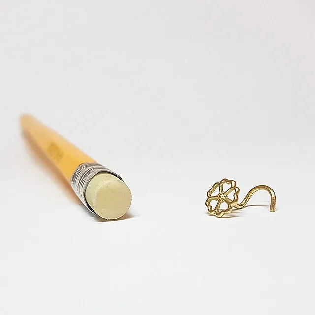 14k Dainty Stud Earrings | Silent Whisper