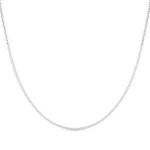 14K Four Prong 16 Inch Diamond Necklace