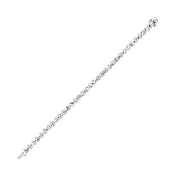 14Kt White Gold Diamond (7Ctw) Bracelet