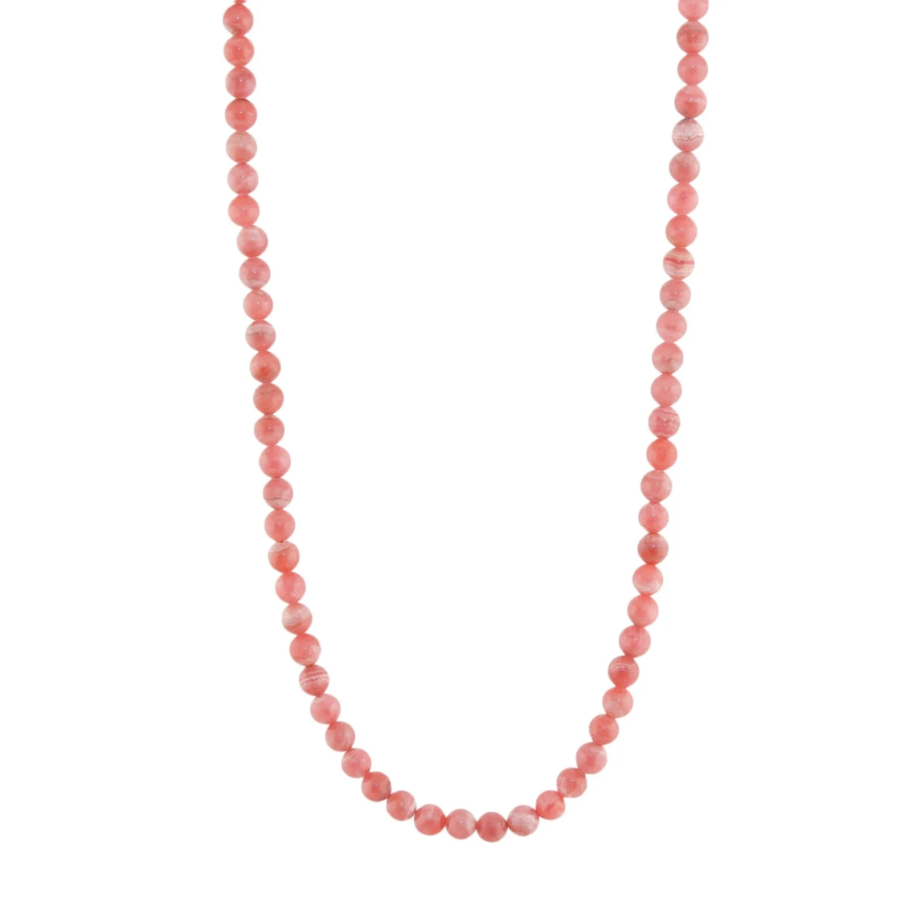 17.5" Rhodochrosite Beaded Necklace