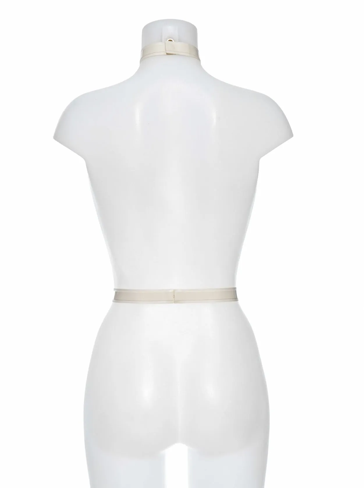 Alice Belt White & Gold