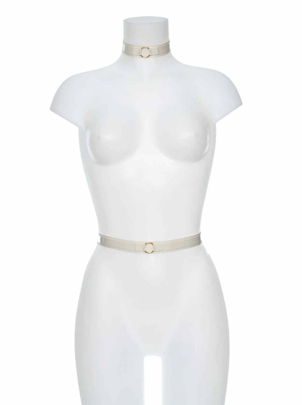 Alice Belt White & Gold