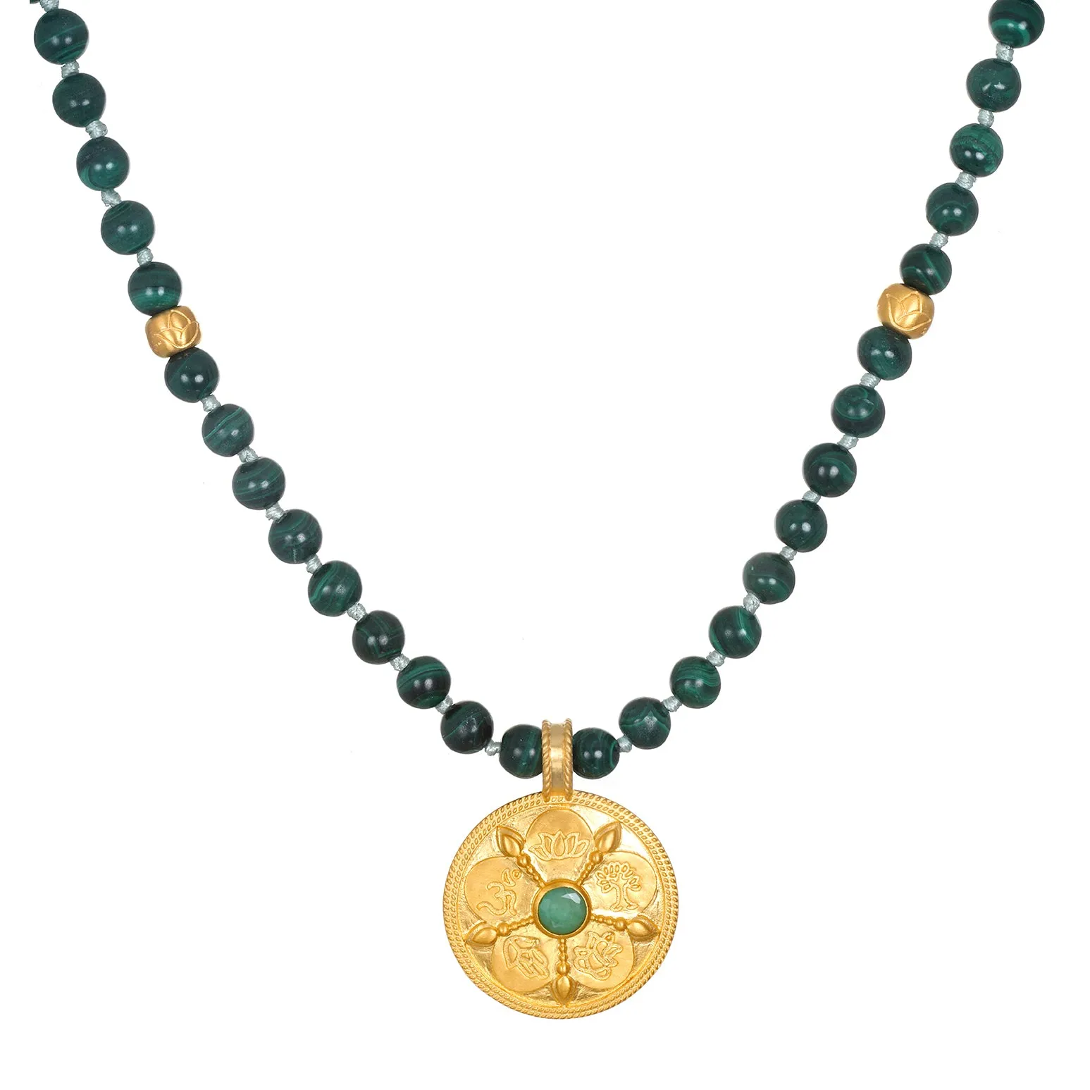 All Paths Malachite Mala Necklace