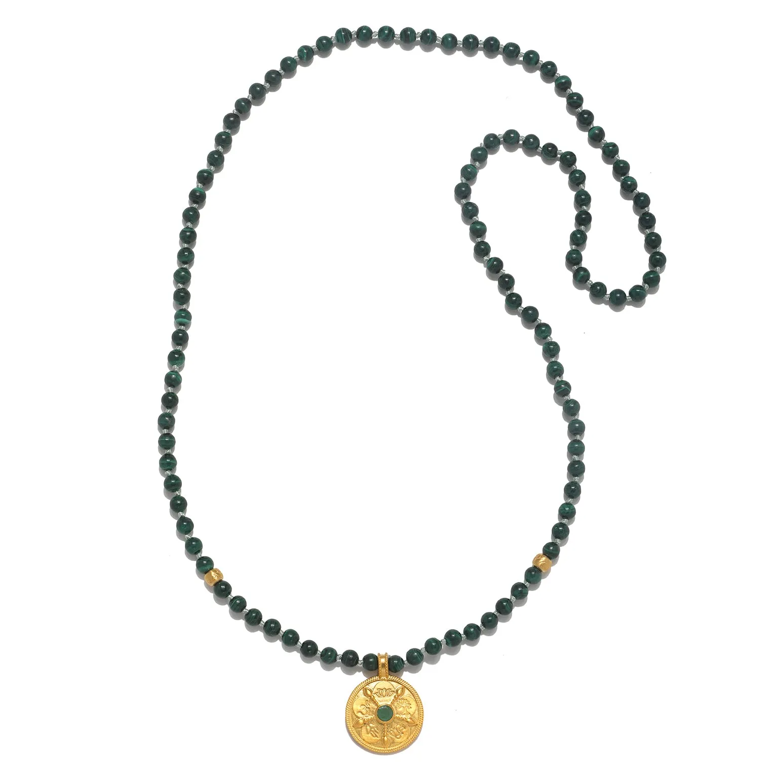 All Paths Malachite Mala Necklace