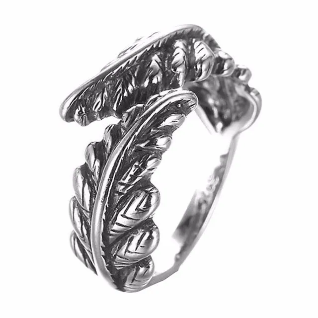 Antique Hand Finger Ring For Women Girl Jewelry Open Nail Rings Punk Retro Skull Skeleton Leaf Cross Flower Ring Bijoux