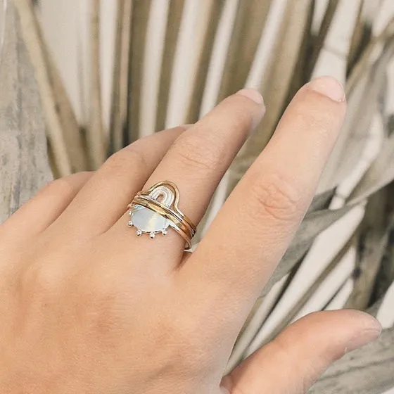 Arc Stacking Ring Gold Filled by Alex Ren