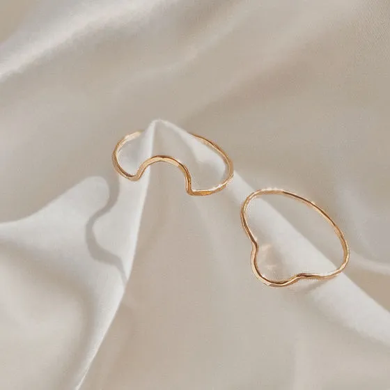 Arc Stacking Ring Gold Filled by Alex Ren