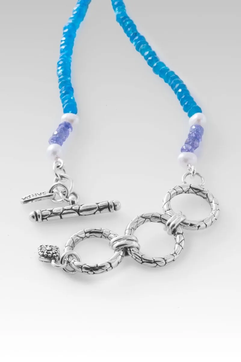 Beaded Neon Apatite Necklace™ in Watermark