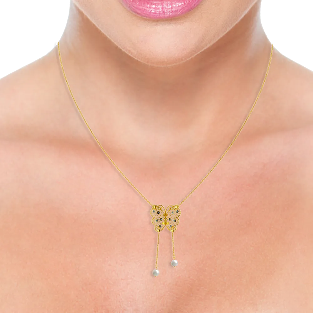 Beautiful Diamond Gold Necklace For Women