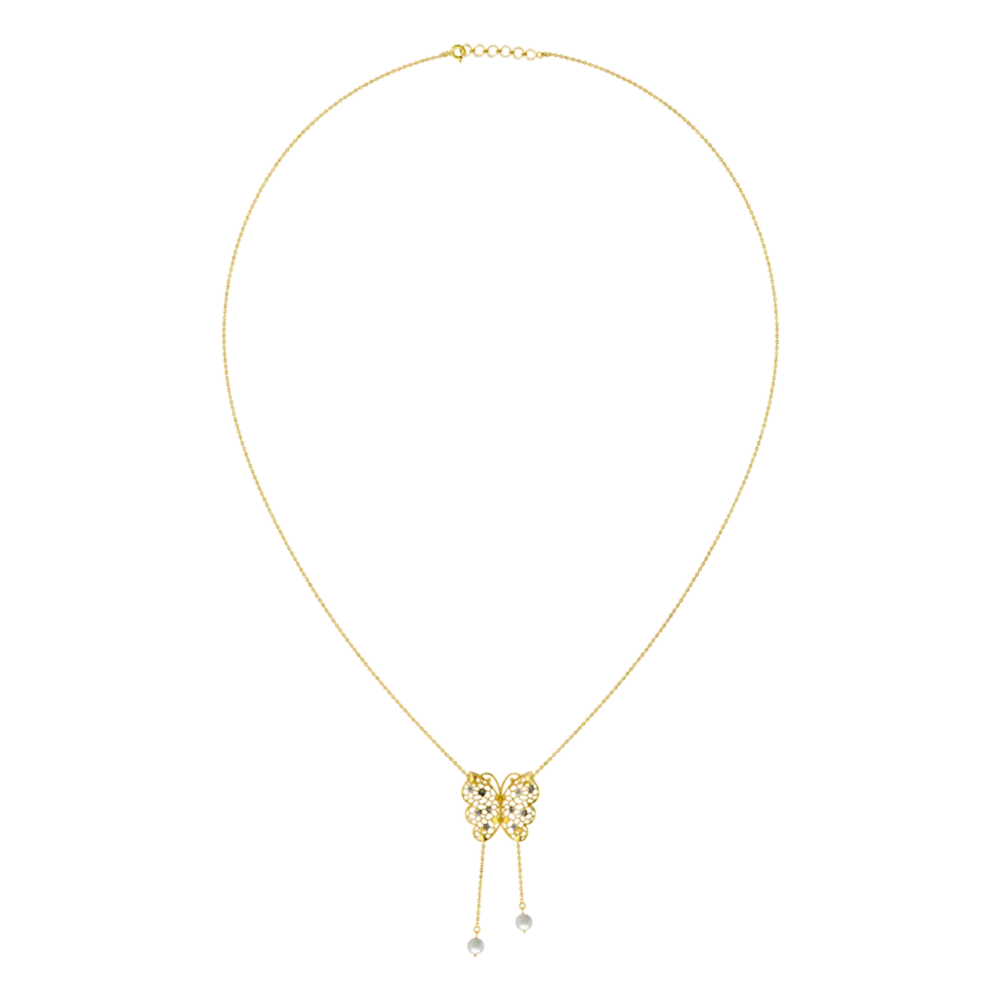 Beautiful Diamond Gold Necklace For Women