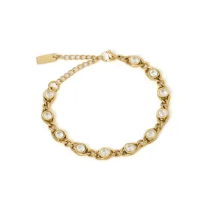 Cassandra Gold Bracelet - Stone