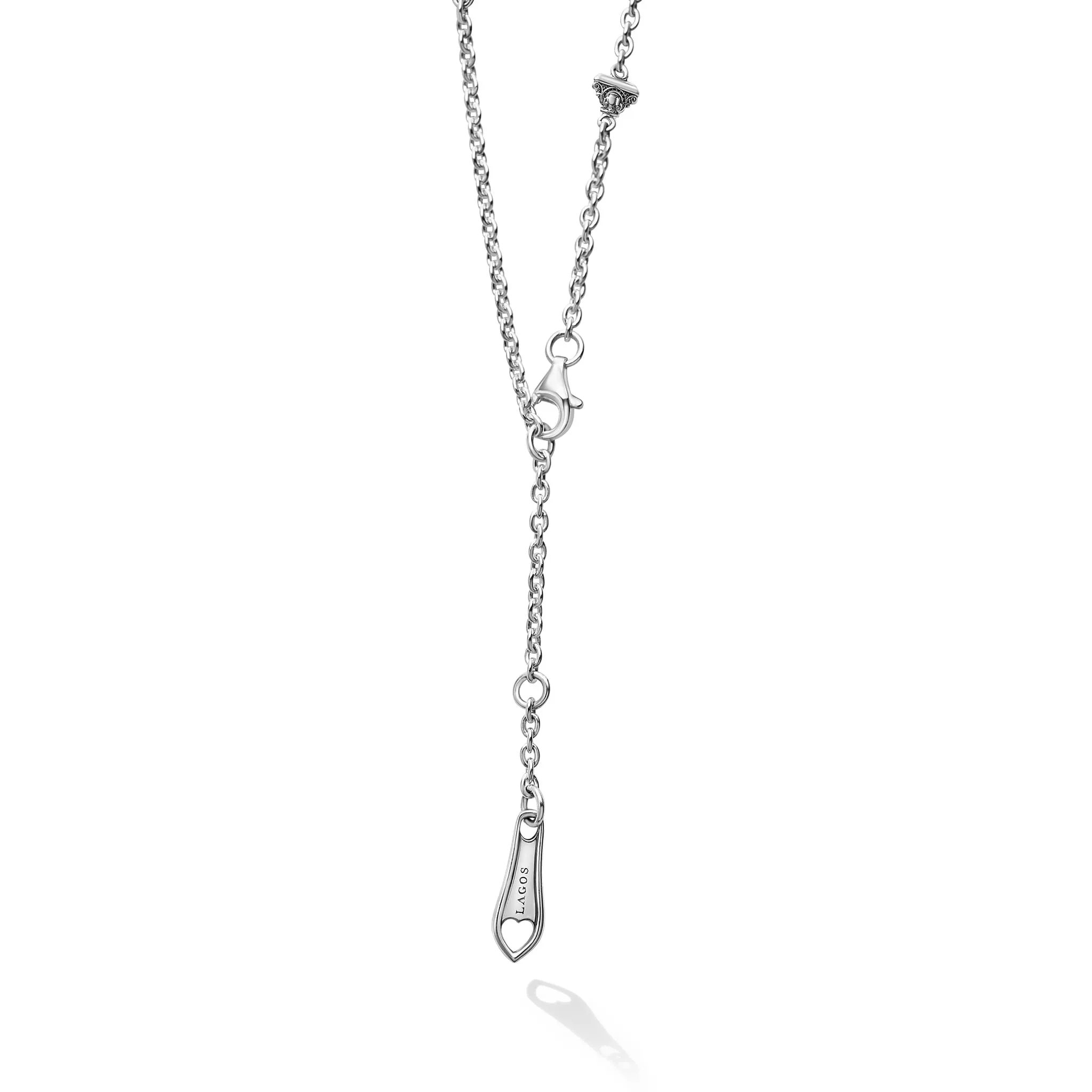 Caviar Spark Diamond Circle Pendant Necklace