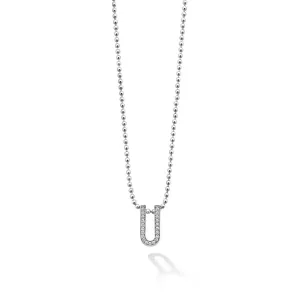 Caviar Spark Small Linear Diamond Pendant Necklace