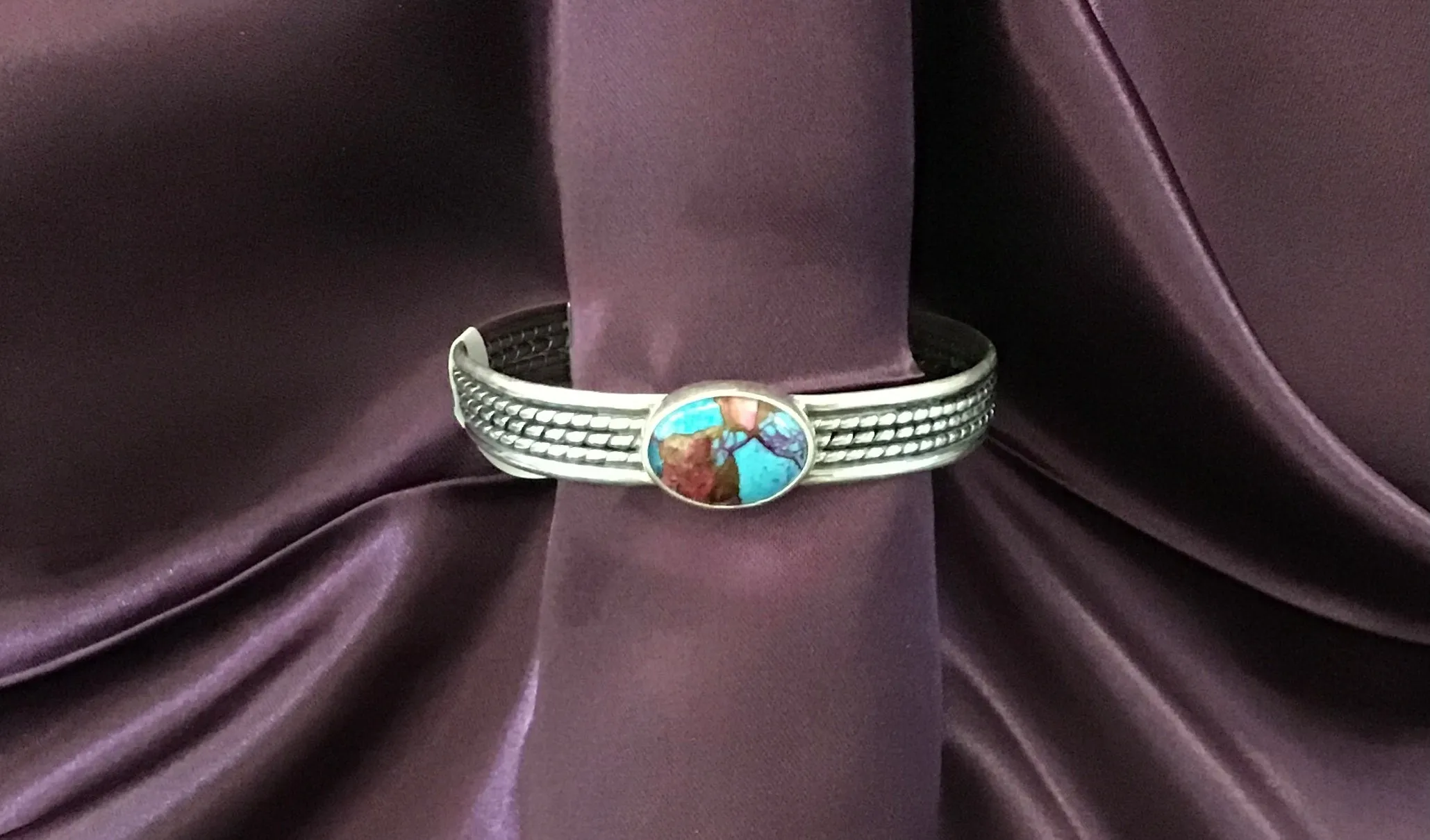 Copper Oyster Turquoise Bracelet's