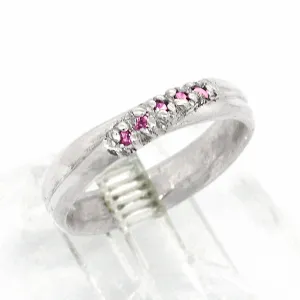 Criss Cross Ruby Ring (size 8)