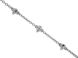 Diamond Accented Chain Style Bracelet