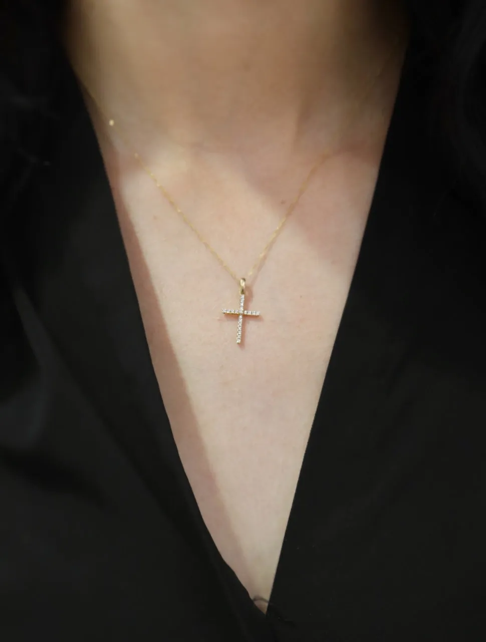 Diamond Cross Necklace