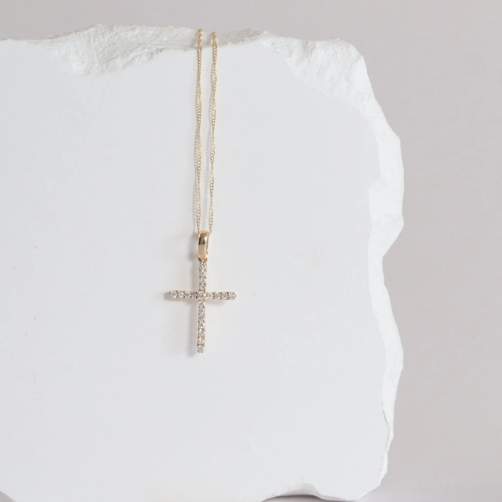 Diamond Cross Necklace