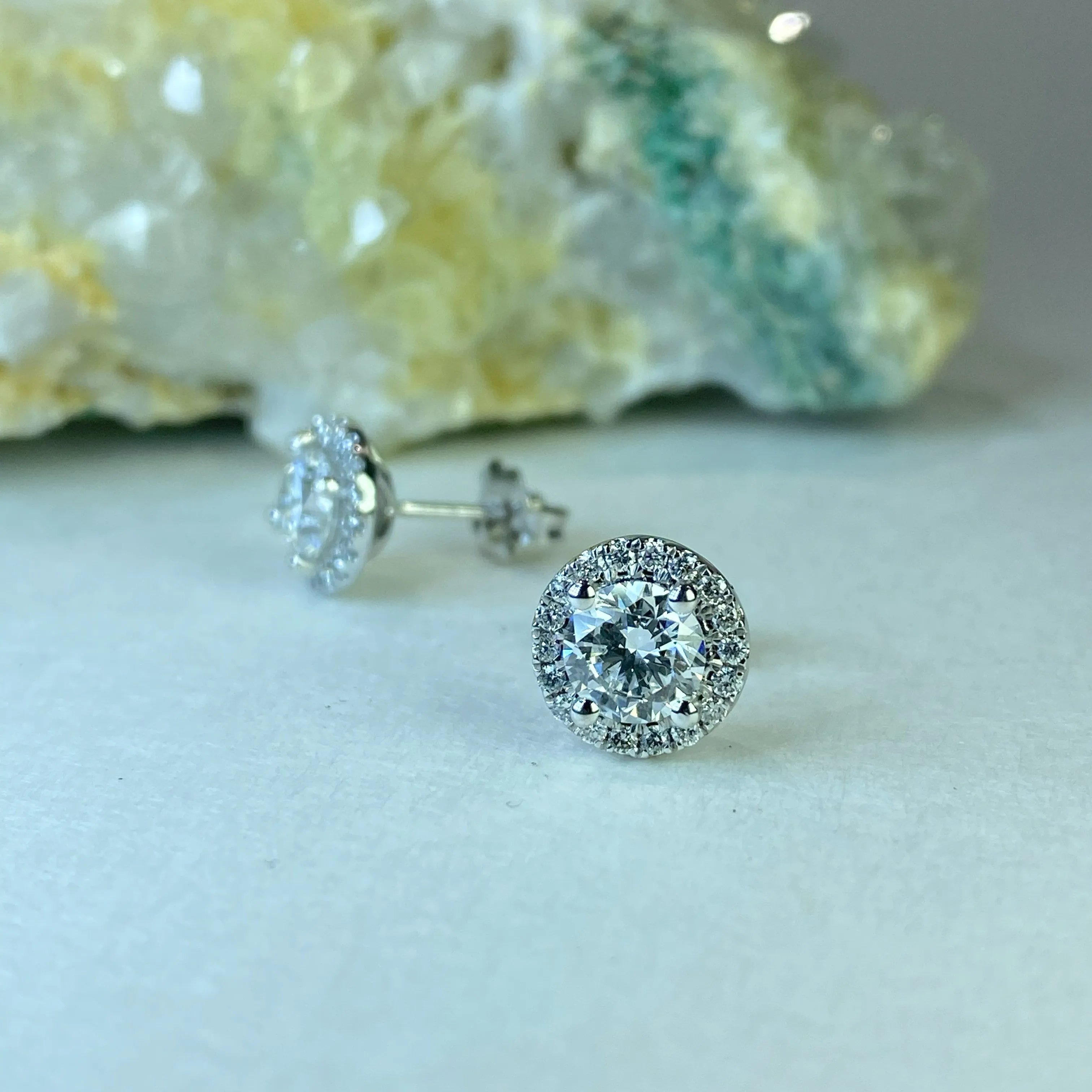 Diamond Stud Earrings