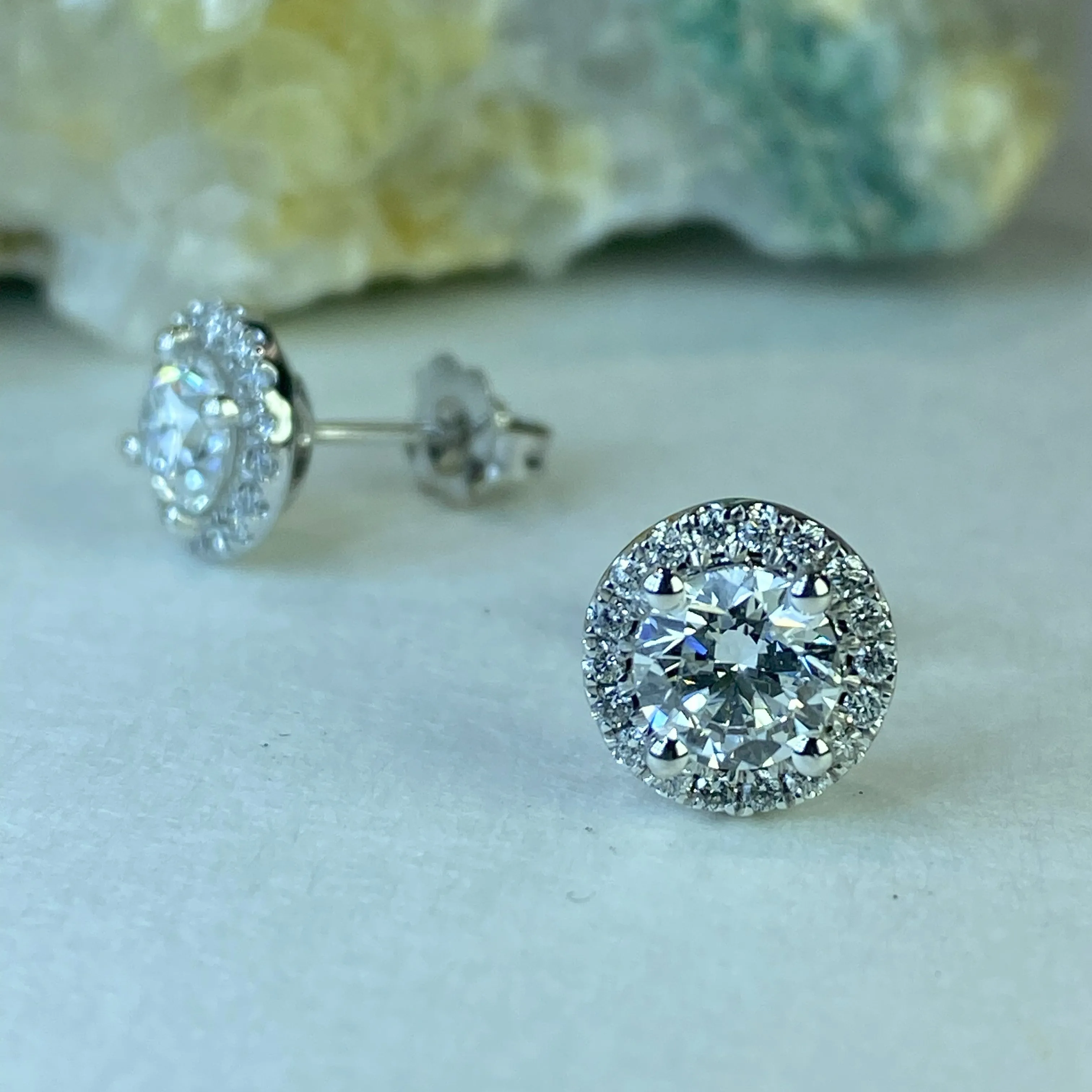 Diamond Stud Earrings