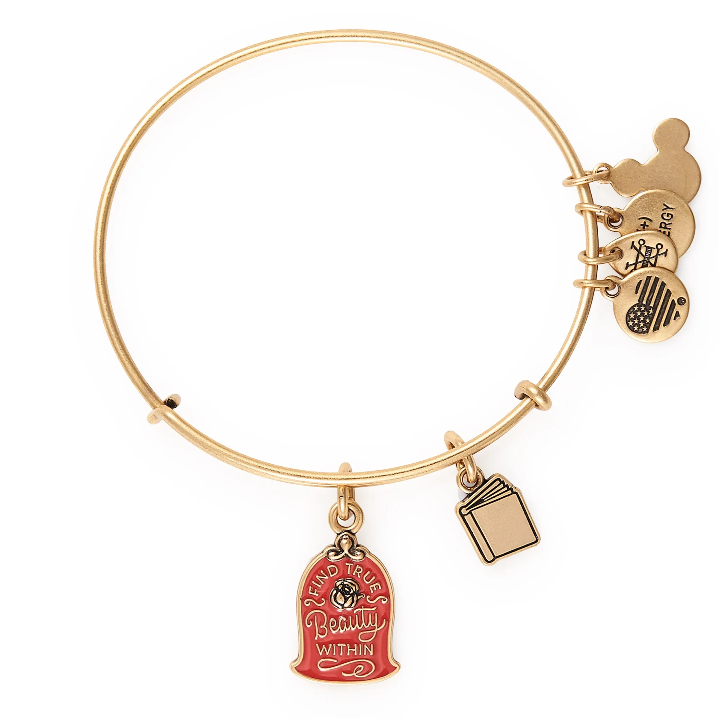 Disney® Belle 'Find True Beauty Within' Duo Charm Bangle