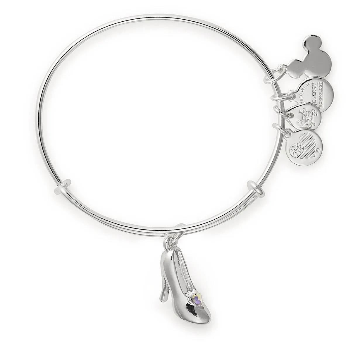 Disney® Cinderella Glass Slipper Charm Bangle