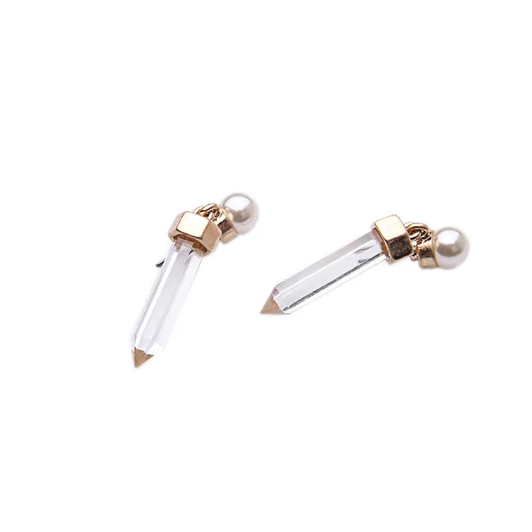 E616 - Pencil Gemstone Earrings