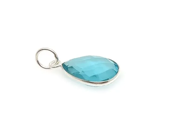 Eye Catching Teardrop | Aqua Blue Quartz