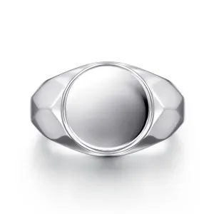 Gabriel & Co. Silver Men's Signet Ring