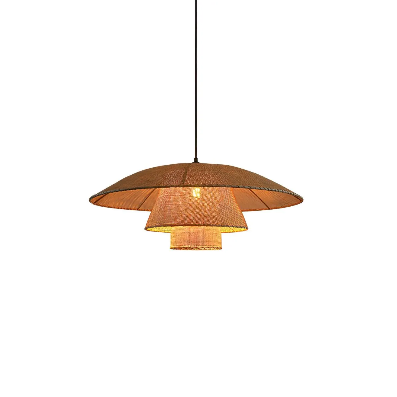 Hat Weave Rattan Pendant Lamp