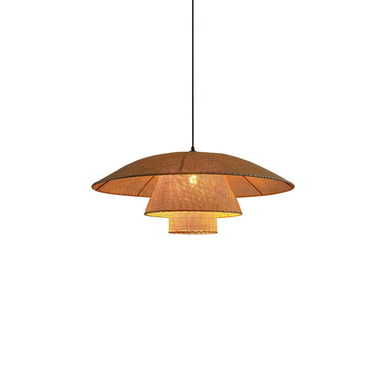 Hat Weave Rattan Pendant Lamp