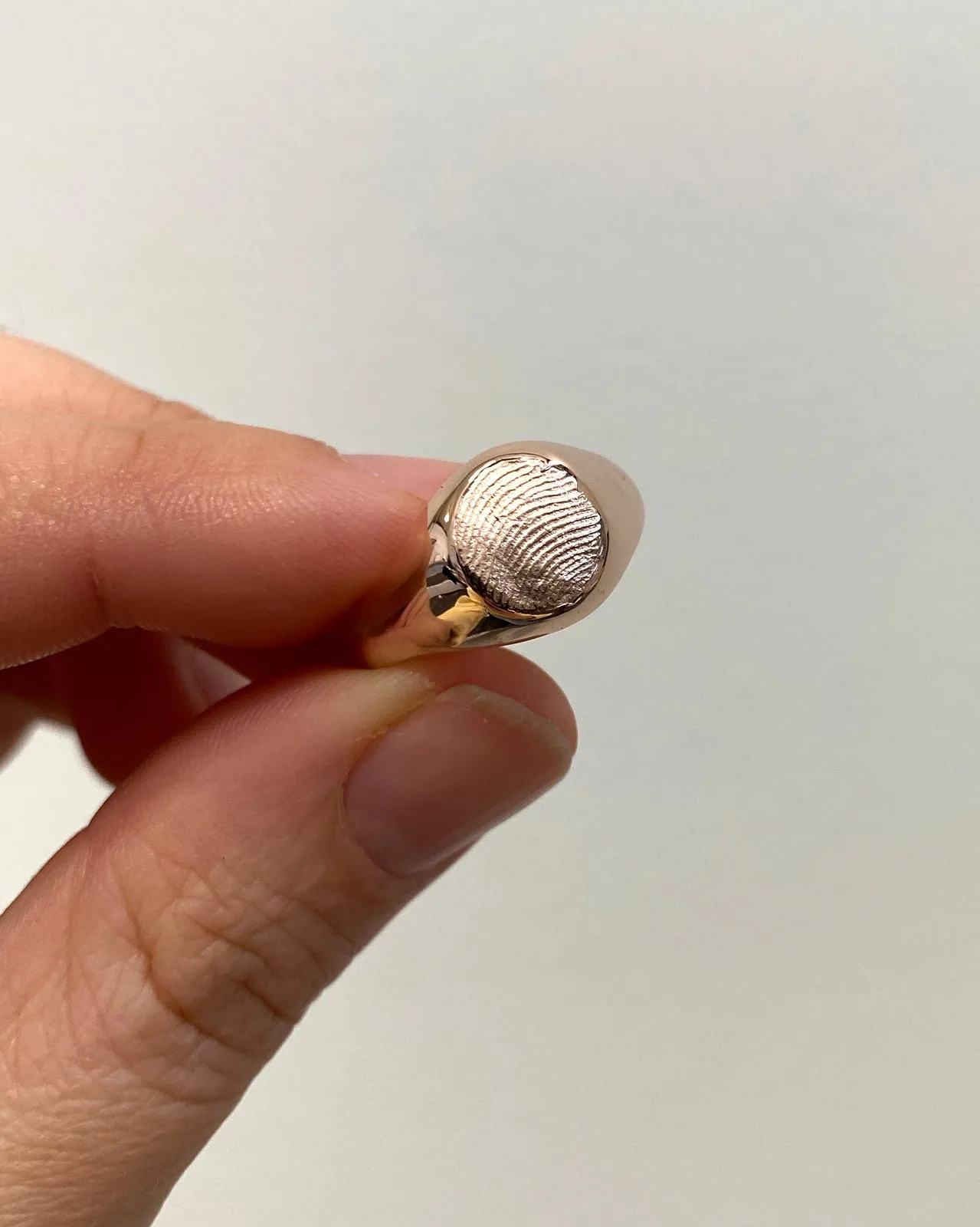 Impression Signet Ring | Rose Gold