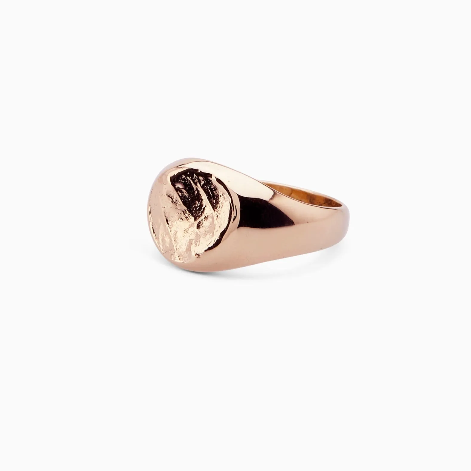 Impression Signet Ring | Rose Gold