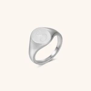 Initial Signet Ring - S