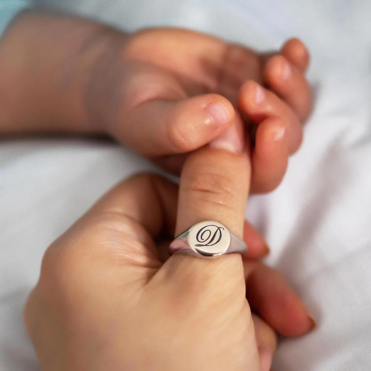 Initial Signet Ring