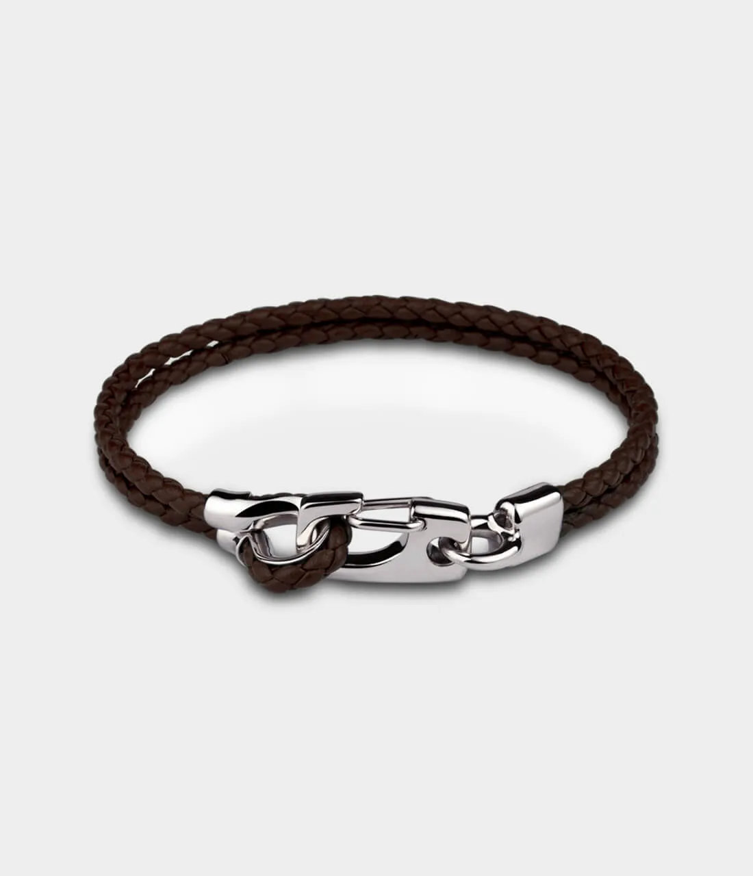 Leather Snap Twist Bracelet