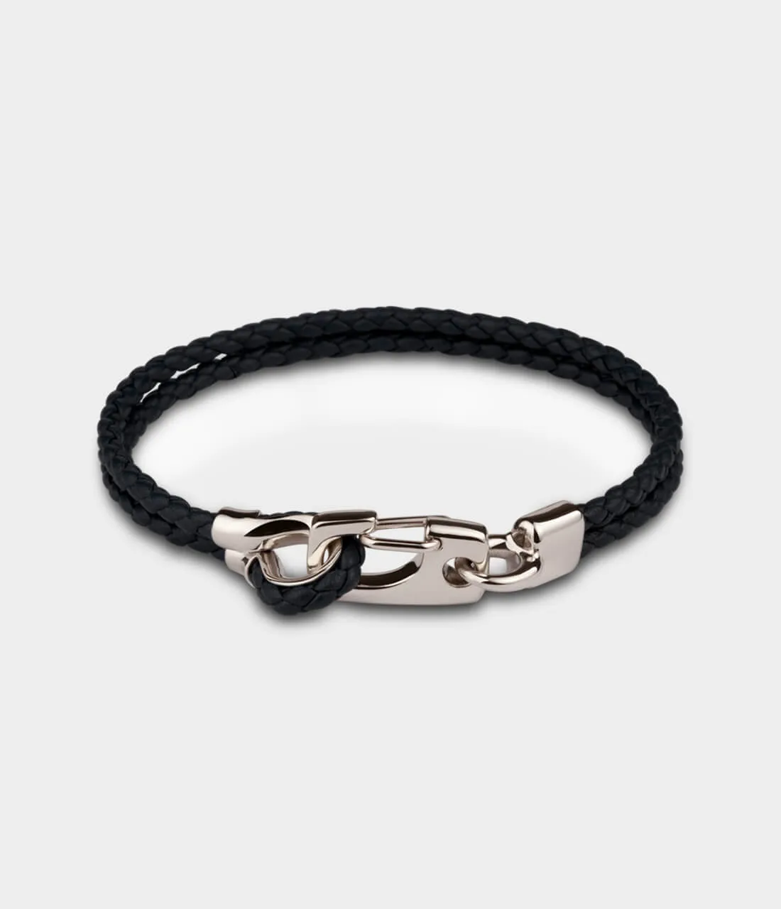 Leather Snap Twist Bracelet