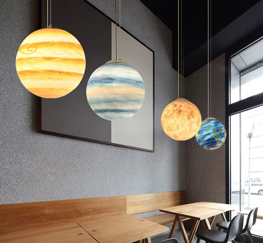 LED Modern Planet Design Pendant Light