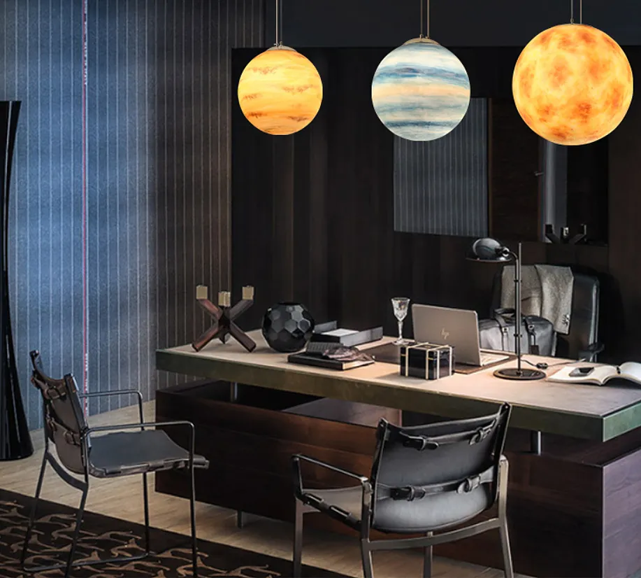 LED Modern Planet Design Pendant Light