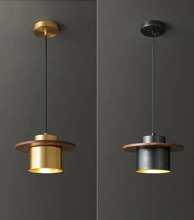 LED Modern Simple Brass Decorative Pendant Light