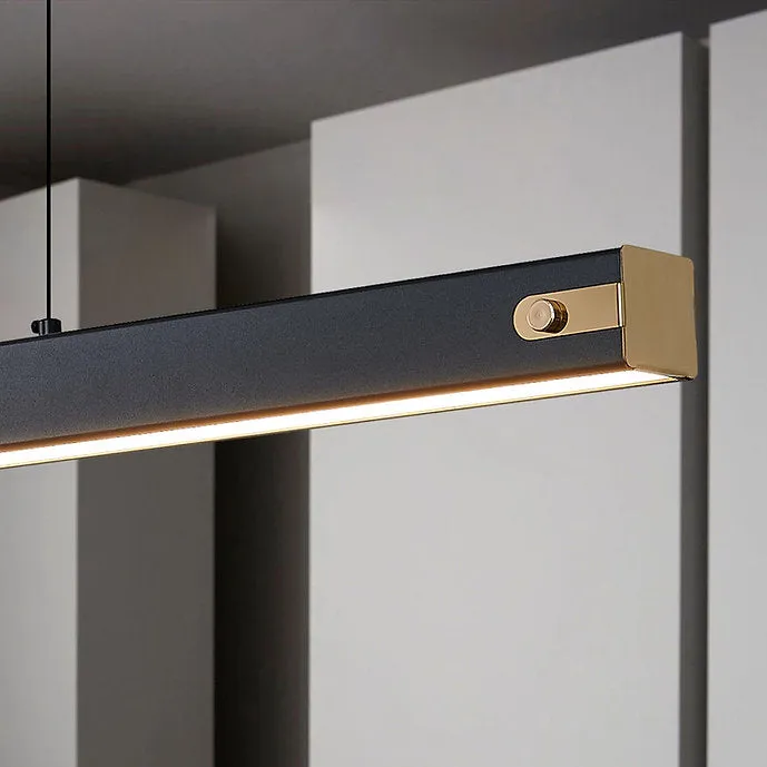 LED Simple Linear Office Pendant Light