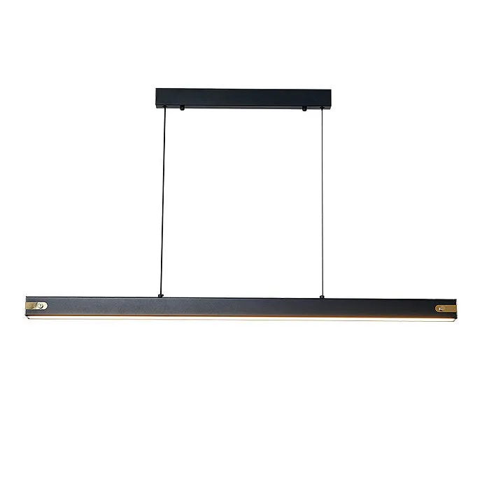 LED Simple Linear Office Pendant Light