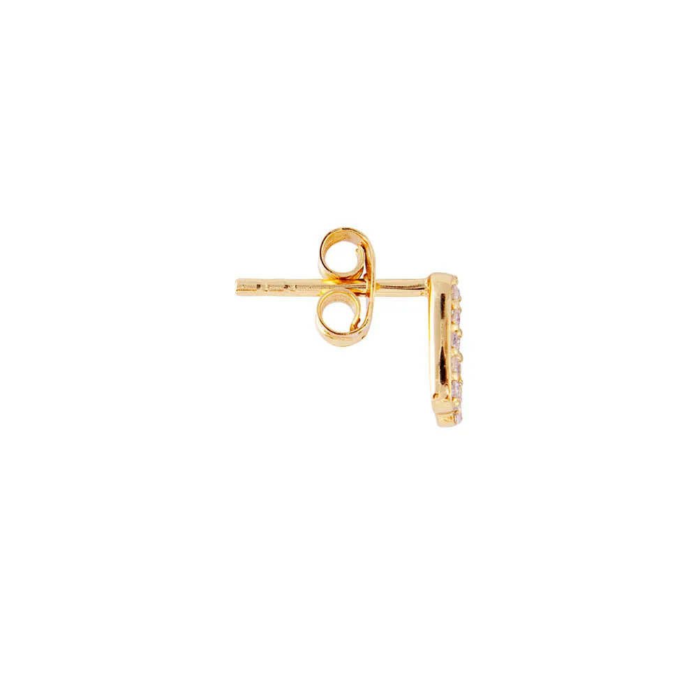 LETTER PAVE STUD - Q