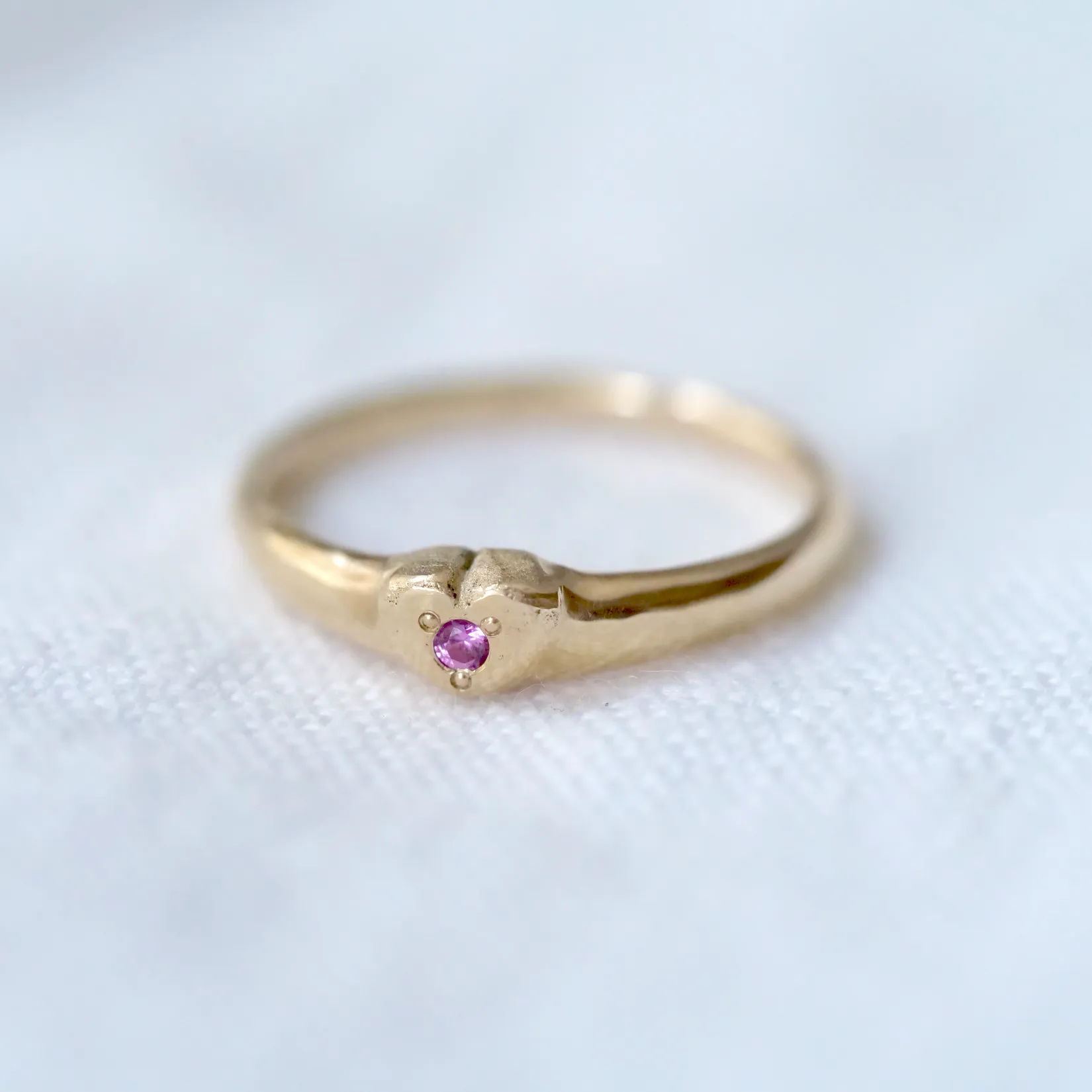 Love Solitaire Ring