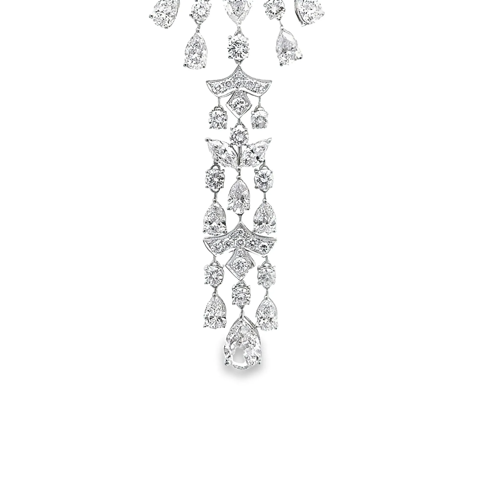 Magnificent Diamond Drop Dinner Necklace