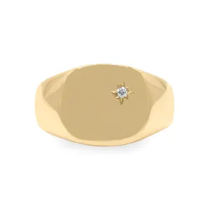 Maria Gold Ring White Diamond